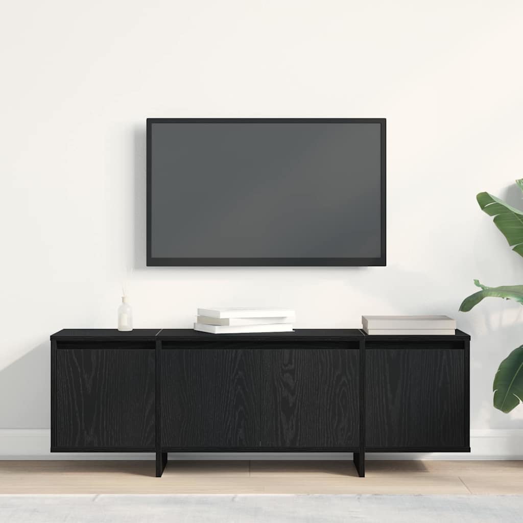 TV Cabinet Black 120 x 30 x 40.5 cm Engineered wood
